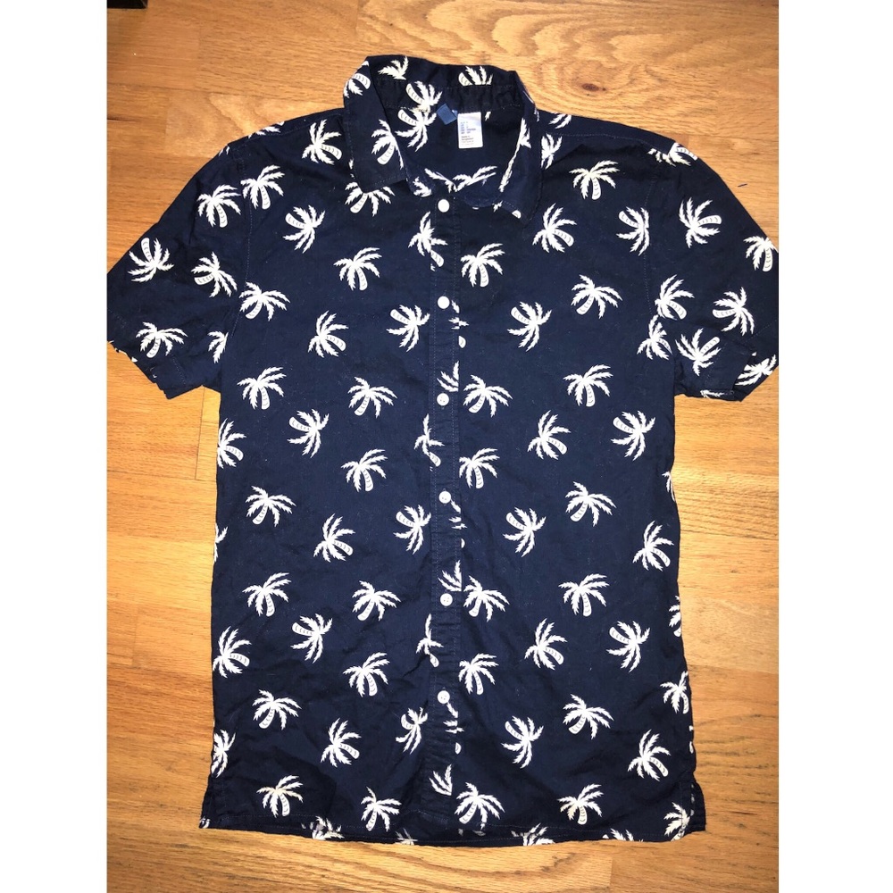 Navy Blue H&M Button Down